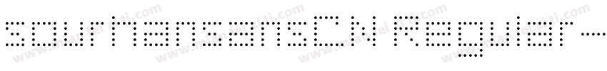 sourhansansCN Regular字体转换